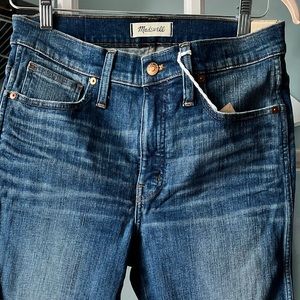 Madewell NWT 9” high rise skinny jeans